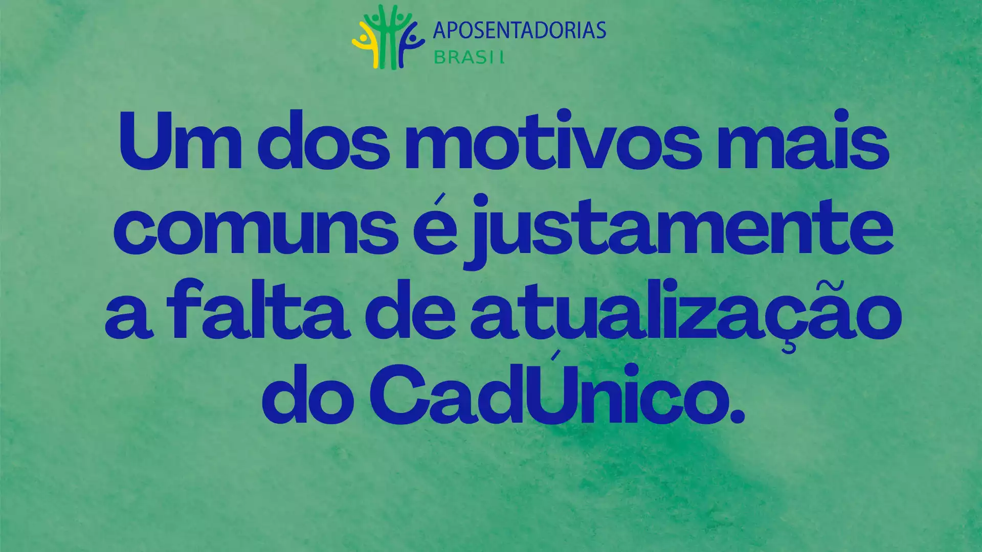 CadÚnico desatualizado pode causar corte no LOAS
