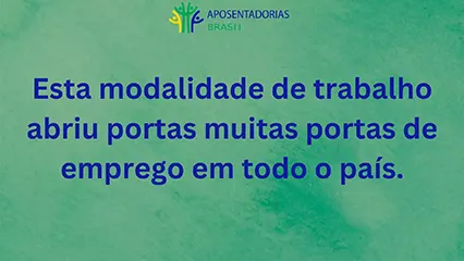 Home office abriu muitas portas de emprego pelo país